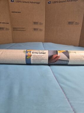 Vtg Duck Brand Smooth Top Slide Grip Easy Line Palm Tree 20"X6'